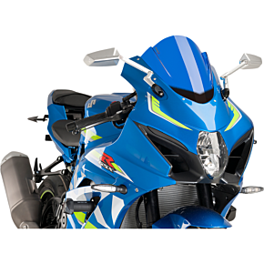 PUIG Race Windscreen - Blue - Suzuki