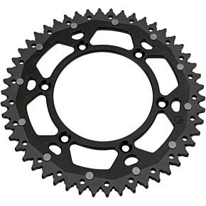 Moose Racing Dual Sprocket MSE - Black - 50-Tooth