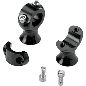 Risers - Slimline - 1-3/4" - Black 6401-201-175