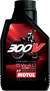 300V Synthetic Ester Oil - 5W-40 - 1L 104112