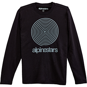 Spiral Long-Sleeve T-Shirt - Black - Medium 1232-71020-10-M