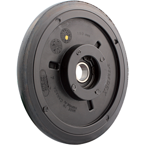 Kimpex Idler Wheel with Bearing 6004-2RS - Black - Group 13 - 178 mm OD x 20 mm ID 298953