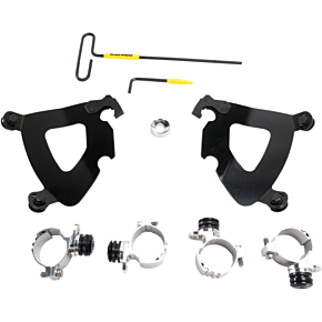 Memphis Shades Gauntlet Mounting Kit - Black - XL883 MEB2002