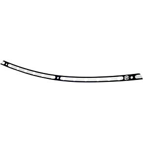 Performance Machine Pm Windshield Trim - Hole Shot - Contrast Cut 0209-2015HST-BM