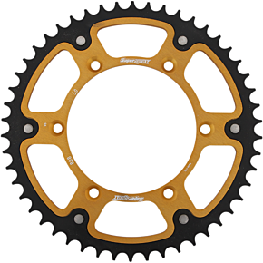 Supersprox Stealth Rear Sprocket - 50 Tooth - Gold - Kawasaki/Suzuki RST-808-50-GLD