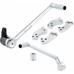 Extended Foot Control Kit - 3" - Chrome 410-037