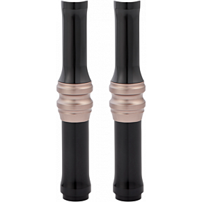 Pushrod Tube Cover Kit - 10 Gauge® - Titanium - Twin Cam 03-635