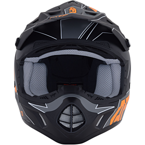 FX-17 Helmet - Aced - Matte Black/Orange - Medium 0110-6505