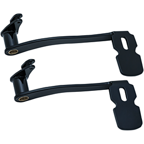 Kuryakyn Extended Brake Pedal - Black - Without Lowers