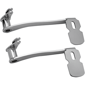 Kuryakyn Extended Brake Pedal - Chrome - With Lowers