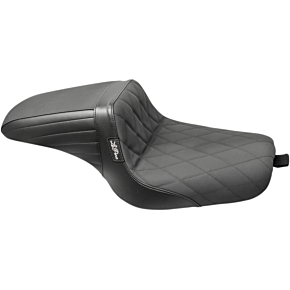 Le Pera Kickflip Seat - Diamond w/ Gripp Tape - Black - XL '10-'21 LK-596DMGP