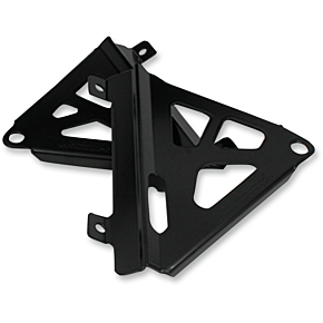 Works Connection Radiator Brace - Black - Honda 18-B708