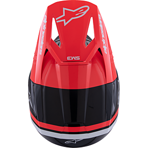 SM3 Helmet - Radium - Gloss Black/Red Fluo/White - Large 8300826-1553-L