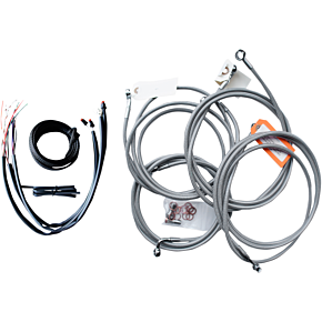 La Choppers Handlebar and Cable Kit - 14" - Chrome LA-7361KT1-14