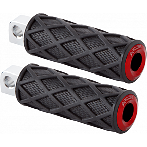 Diamond Footpegs - Driver - Red 400-056