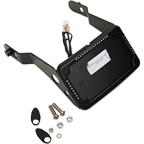 LP Plate Frame & Mount with Signals - FXDB - Black CV-4650B