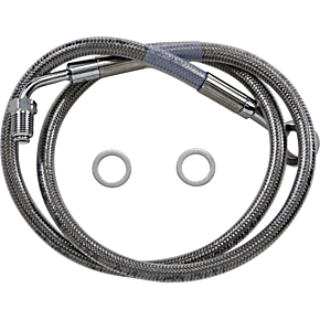 Brake Line - +10" - Stainless Steel - '18-'22 Softail 1741-5829