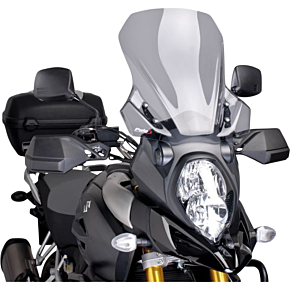 PUIG Touring Windscreen - Light Smoke - Suzuki