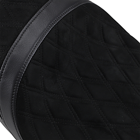 Drag Specialties Low Touring Seat - Diamond - Ness Winged Tanks 0801-1078