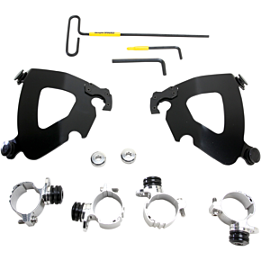 Memphis Shades Gauntlet Mounting Kit - Black - XL1200 MEB2006
