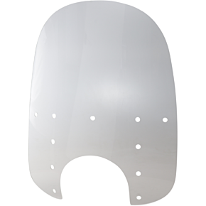 Fats Windshield - 21" - 9" Headlight Cutout - Clear - Plastic MEP3810