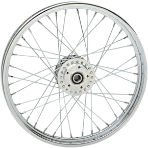 Front Wheel - Single/Dual Disc/No ABS - Chrome - 21"x2.15" - '04-'05 FXD 0203-0533