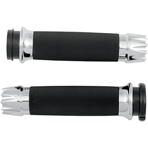 Grips - Excalibur - Custom - TBW - Chrome CC-85-CH-FL-EX