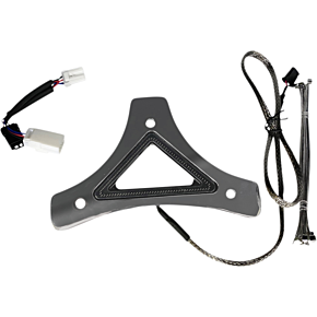 Custom Dynamics LED Backrest Light - Run/Brake - Chrome CD-BR-BCMXL-C