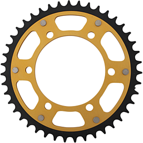 Supersprox Stealth Rear Sprocket - 43 Tooth - Gold - Kawasaki/Yamaha/Suzuki RST-486-43-GLD