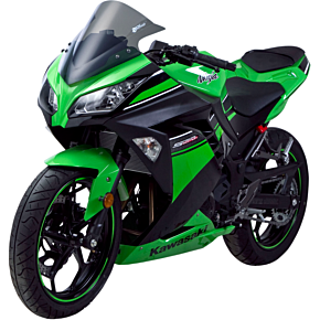 Zero Gravity Double Bubble Windscreen - Smoke - Ninja 300