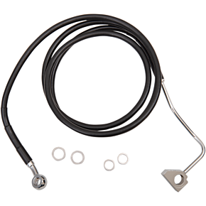 Brake Line - Front - Black - +4" with ABS 1741-3996