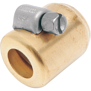 Brass 1/4"- To 5/16" Id Hose Clamps 6-pk