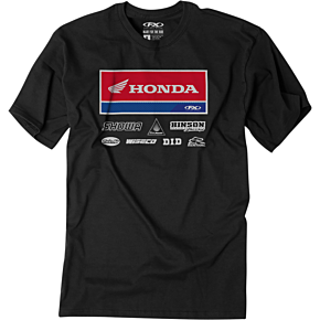 Honda 21 Racewear T-Shirt - Black - Large 24-87324