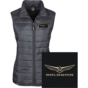 Women's Goldwing Puff Vest - Black - Medium 25-85812