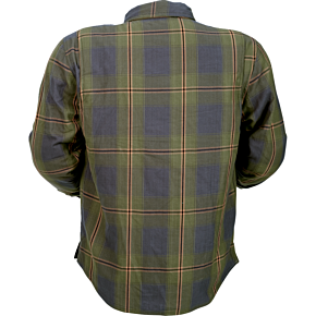Flannel Shirt - Olive - XL 3040-3304