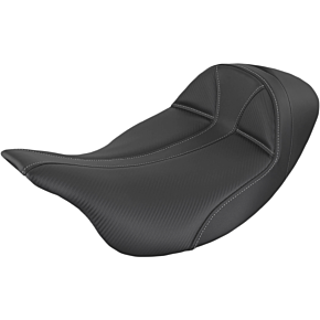 Saddlemen Seat - Dominator Low Solo - Stitched - Black w/Gray Stitching 808-07B-0042L