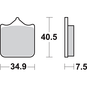 Sbs HS Brake Pads - KTM/Husqvarna - 762HS 762HS