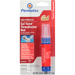 Gel Threadlocker - Red - 0.35 oz. net wt. 27010