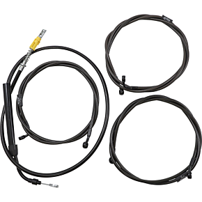 Cable Kit - 12" - 14" Ape Hanger Handlebars - Midnight LA-8058KT2-13M