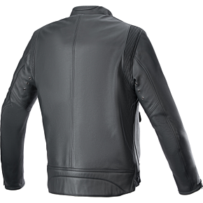 Dyno Leather Jacket - Black/Ruby Red/Ecru - Small 3103924-1316-S