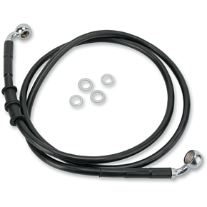 Brake Line - Front - Black - +6" - '10-'15 FXDWG 1741-2595
