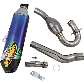 FMF RACING 4.1 RCT Exhaust with MegaBomb - Anodized Titanium - 042373