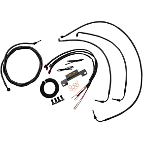 La Choppers Cable Kit - 18" - 20" Ape Hanger Handlebars - Midnight LA-8055KT2-19M