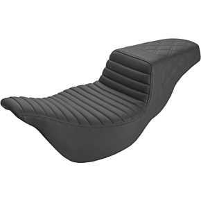 Saddlemen Step Up Seat - Tuck and Roll/Lattice Stitched - FLH