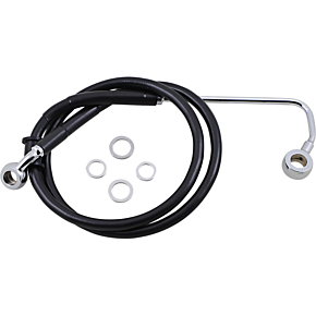 Brake Line - +4" - Black - '15-'17 Softail 1741-5784