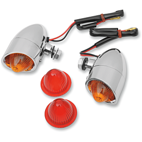 Mini Retro-Style Marker Light Kit - Amber/Red 2040-0533