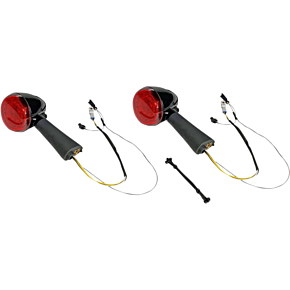 Rear LED Turn Signal Ringz - Black - Scout PB-SCOUT-RR-BR
