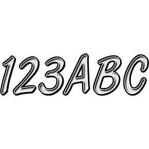 I.D. Sticker Kit - 400 Series - Silver Glitter SIBKG400