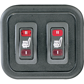 Mustang Heated Touring Seat - Plain 79646