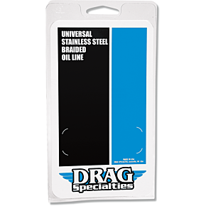 Oil Line with Fittings - Stainless Steel - 13" 0711-0048